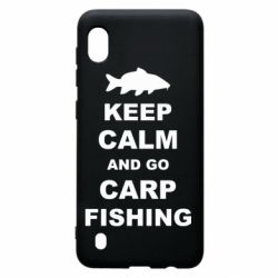 Чехол для Samsung A10 Keep calm and go carp fishing - PrintSalon