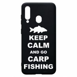 Чехол для Samsung A60 Keep calm and go carp fishing - PrintSalon