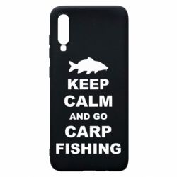 Чехол для Samsung A70 Keep calm and go carp fishing - PrintSalon