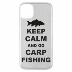 Чехол для iPhone 11 Pro Keep calm and go carp fishing - PrintSalon