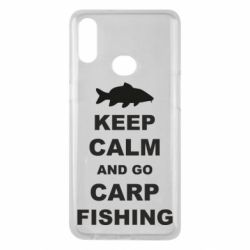 Чехол для Samsung A10s Keep calm and go carp fishing - PrintSalon
