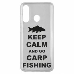 Чехол для Samsung M40 Keep calm and go carp fishing - PrintSalon