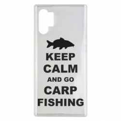 Чехол для Samsung Note 10 Plus Keep calm and go carp fishing - PrintSalon