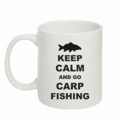 Чашка 320ml Keep calm and go carp fishing
