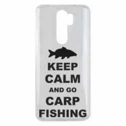 Чехол для Xiaomi Redmi Note 8 Pro Keep calm and go carp fishing - PrintSalon