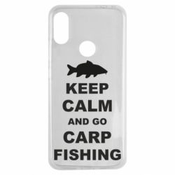 Чехол для Xiaomi Redmi Note 7 Keep calm and go carp fishing - PrintSalon