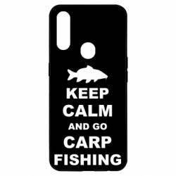 Чехол для Oppo A31 Keep calm and go carp fishing - PrintSalon