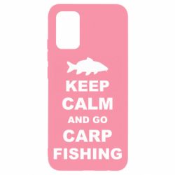 Чехол для Samsung A02s/M02s Keep calm and go carp fishing - PrintSalon