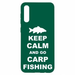 Чехол для Samsung A50 Keep calm and go carp fishing - PrintSalon