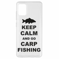 Чехол для Samsung A51 Keep calm and go carp fishing - PrintSalon