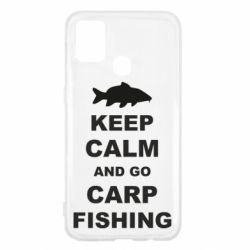Чехол для Samsung M31 Keep calm and go carp fishing - PrintSalon
