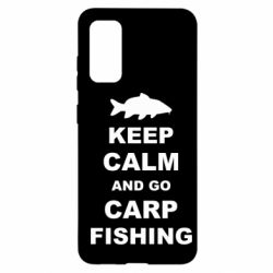 Чехол для Samsung S20 Keep calm and go carp fishing - PrintSalon