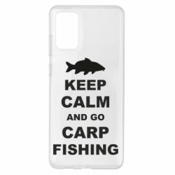 Чехол для Samsung S20+ Keep calm and go carp fishing - PrintSalon