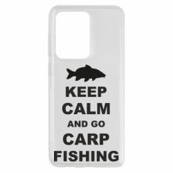 Чехол для Samsung S20 Ultra Keep calm and go carp fishing - PrintSalon