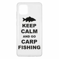 Чехол для Samsung Note 10 Lite Keep calm and go carp fishing - PrintSalon