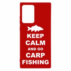 Чехол для Samsung Note 20 Ultra Keep calm and go carp fishing - PrintSalon