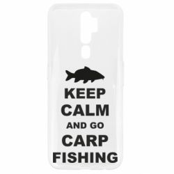 Чехол для Oppo A5/A9 2020 Keep calm and go carp fishing