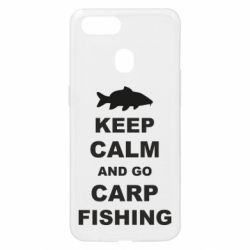 Чехол для Oppo A5s/A12 Keep calm and go carp fishing - PrintSalon