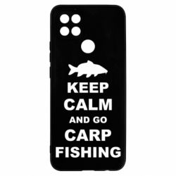 Чехол для Oppo A15s/A15 Keep calm and go carp fishing - PrintSalon