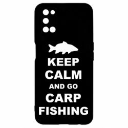 Чехол для Oppo A52/A72/A92 Keep calm and go carp fishing - PrintSalon