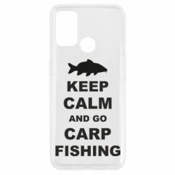Чехол для Oppo A53/A32/A33 Keep calm and go carp fishing - PrintSalon