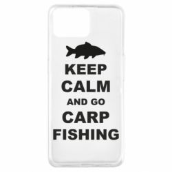 Чехол для Oppo A73 Keep calm and go carp fishing - PrintSalon