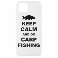 Чехол для Oppo A92s Keep calm and go carp fishing - PrintSalon