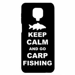 Чехол для Xiaomi Redmi Note 9S/9Pro/9Pro Max Keep calm and go carp fishing - PrintSalon