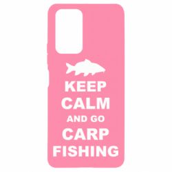 Чехол для Xiaomi Redmi Note 10 Pro Keep calm and go carp fishing - PrintSalon