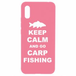 Чехол для Xiaomi Redmi 9a Keep calm and go carp fishing - PrintSalon