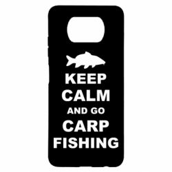 Чехол для Xiaomi Poco X3 Keep calm and go carp fishing - PrintSalon