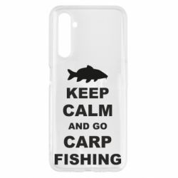 Чехол для Realme 6 Keep calm and go carp fishing - PrintSalon