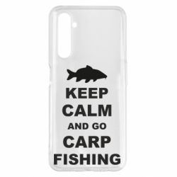 Чехол для Realme 6 Pro Keep calm and go carp fishing - PrintSalon