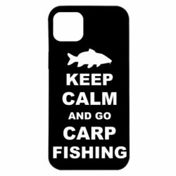 Чехол для iPhone 14 Plus Keep calm and go carp fishing - PrintSalon