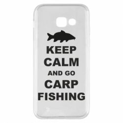 Чехол для Samsung A5 2017 Keep calm and go carp fishing - PrintSalon