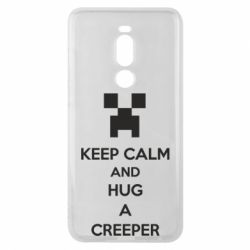 Чехол для Meizu Note 8 KEEP CALM and HUG A CREEPER - PrintSalon