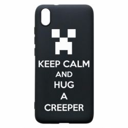 Чехол для Xiaomi Redmi 7A KEEP CALM and HUG A CREEPER - PrintSalon