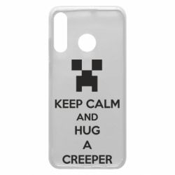 Чехол для Huawei P30 Lite KEEP CALM and HUG A CREEPER - PrintSalon