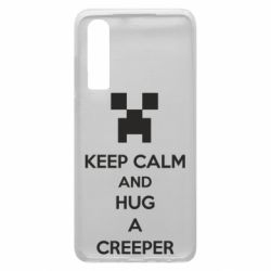 Чехол для Huawei P30 KEEP CALM and HUG A CREEPER - PrintSalon