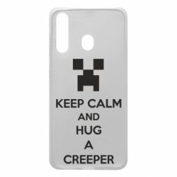 Чехол для Samsung A60 KEEP CALM and HUG A CREEPER - PrintSalon