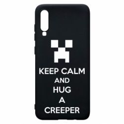 Чехол для Samsung A70 KEEP CALM and HUG A CREEPER - PrintSalon