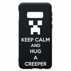 Чехол для Samsung S10e KEEP CALM and HUG A CREEPER - PrintSalon