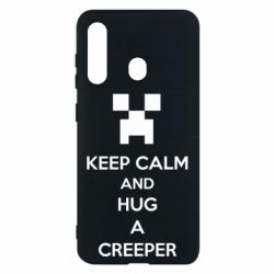 Чехол для Samsung M40 KEEP CALM and HUG A CREEPER - PrintSalon