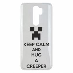 Чехол для Xiaomi Redmi Note 8 Pro KEEP CALM and HUG A CREEPER - PrintSalon