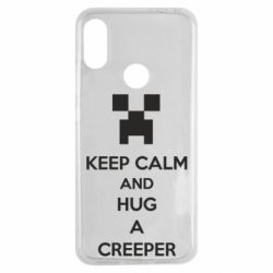 Чехол для Xiaomi Redmi Note 7 KEEP CALM and HUG A CREEPER - PrintSalon