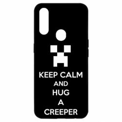 Чехол для Oppo A31 KEEP CALM and HUG A CREEPER - PrintSalon