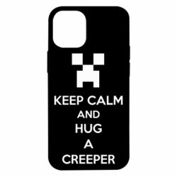 Чохол для iPhone 12 mini KEEP CALM and HUG A CREEPER