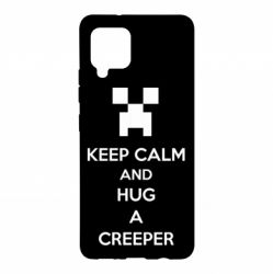 Чехол для Samsung A42 5G KEEP CALM and HUG A CREEPER - PrintSalon