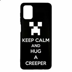 Чехол для Samsung M51 KEEP CALM and HUG A CREEPER - PrintSalon