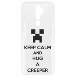 Чехол для Oppo A5/A9 2020 KEEP CALM and HUG A CREEPER - PrintSalon